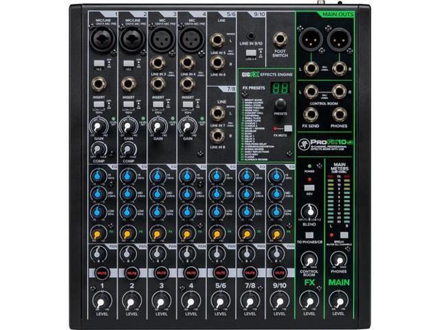Mackie PROFX10V3 10 Channel Professional Effects Mixer with USB