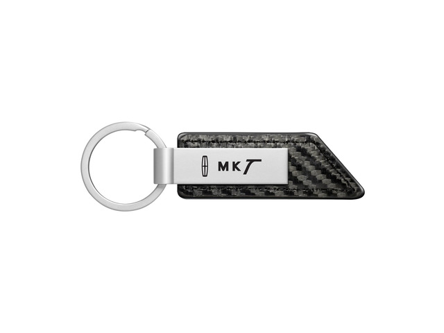 Lincoln MKT Carbon Fiber Texture Black PU Leather Strap Key Chain
