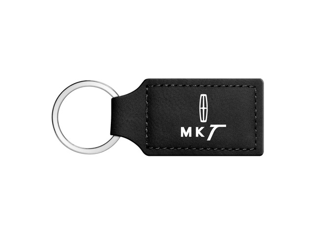 Lincoln MKT Rectangular Black Leatherette Key Chain