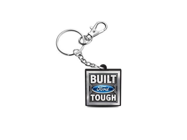 Ford Built-Ford-Tough Laser Engraved UV Full-Color Acrylic Charm Key Chain
