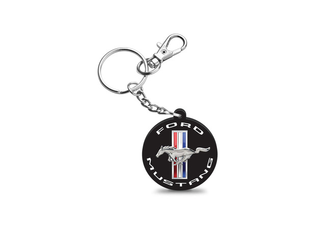 Ford Mustang Circle Logo Laser Engraved UV Full-Color Acrylic Charm Key Chain
