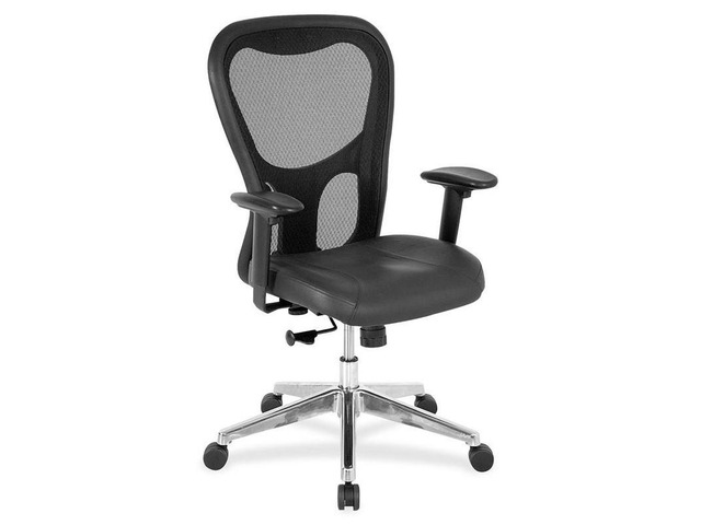 Lorell Executive High-Back Chair 24-7/8'x23-5/8'x44-1/8' Black 85036