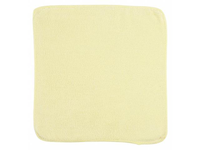 Rubbermaid Commercial Products Microfiber Cloth,12' x 12',Yellow,PK24 1820580