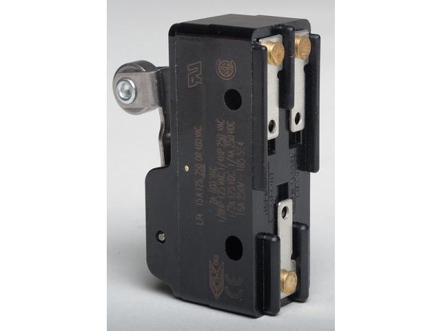 HONEYWELL BZ-2RW822 Snap Action Switch, Lever, Roller Actuator, SPDT, 15 A at