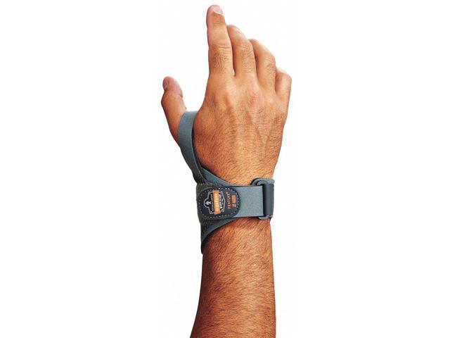 Proflex by Ergodyne Wrist Support,S,Left,Gray HAWA 70282