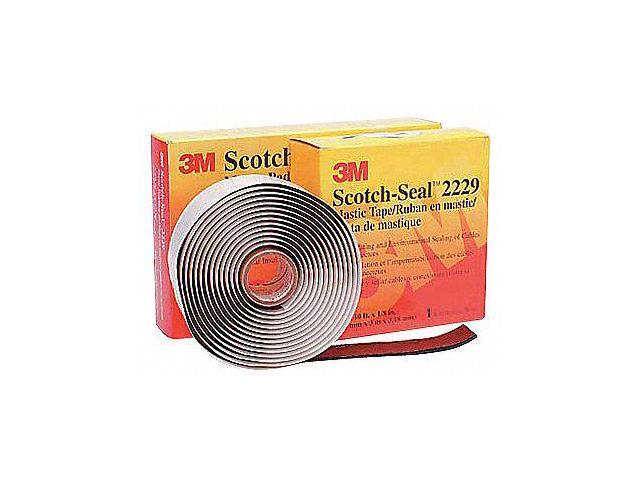 3M 2229-P-2-1/2X3-3/4IN Mastic Tape, 125 mil, 2-1/2' x 3-3/4', PK40