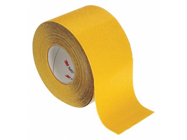 3M 530-2X60 Anti-Slip Tape Mineral 60 Grit Size, Yellow, 2' W x 60 ft. L, 0.036