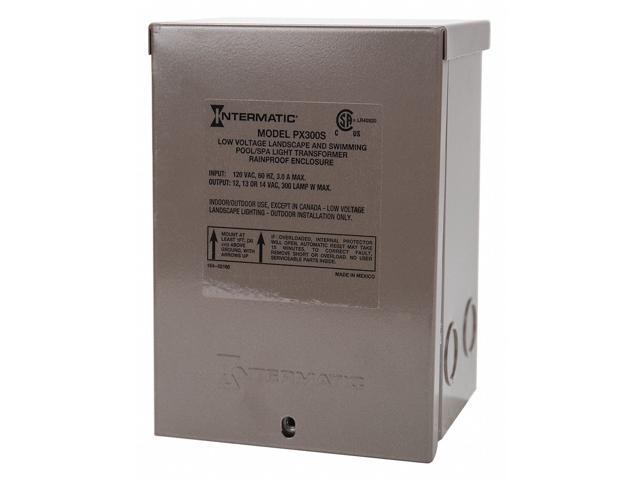 INTERMATIC PX300S Transformer,1 Phase,300VA,12V Out