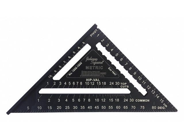 Photos - Other Power Tools JOHNSON LEVEL & TOOL 1956-1800 Rafter Square, Aluminum, 18cm