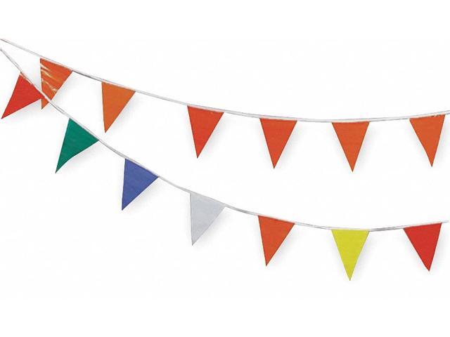 CORTINA 03-403-60 Pennants,Vinyl,Multicolor,60 ft.