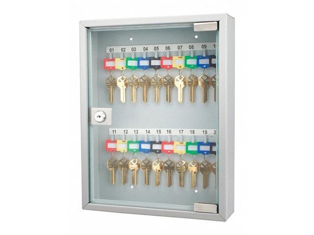 BARSKA OPTICS CB12952 BARSKA OPTICS CB12952 20 Keys Lock Box Gray W/ Glass Door