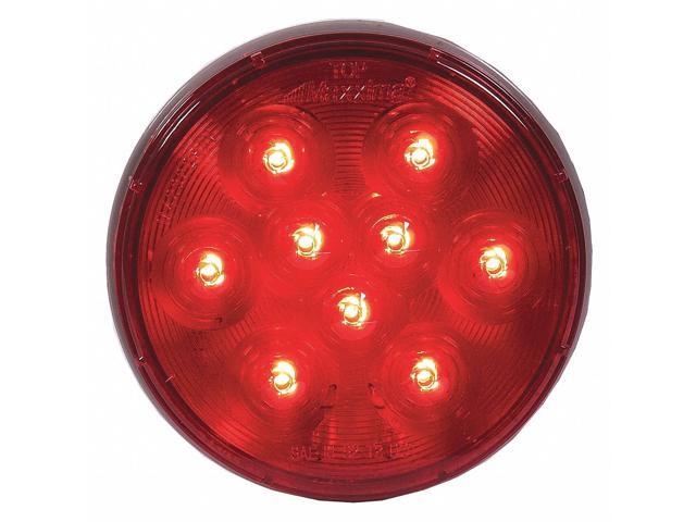 MAXXIMA M42322R Stop/Tail/Turn Light,Round,4-1/4' Dia.