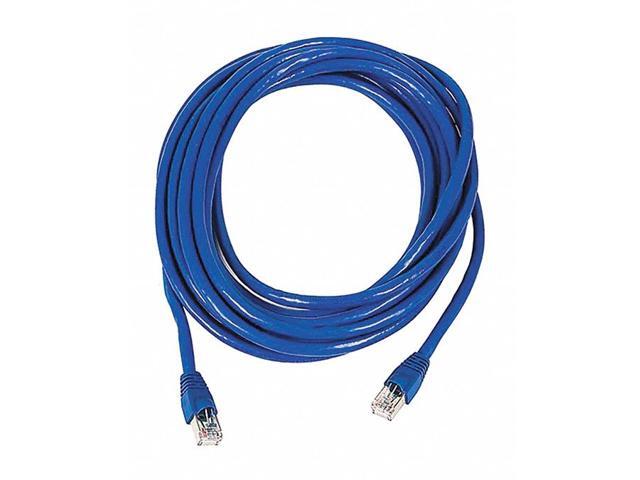 Monoprice Cat6A Ethernet Patch Cable - 20 Feet - Blue Network Internet Cord - RJ45, Stranded, 550Mhz, STP, Pure Bare Copper Wire, 10G, 26AWG