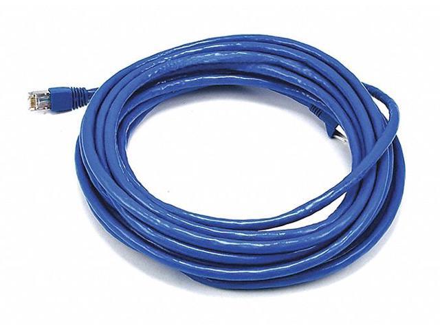 Monoprice Cat6A Ethernet Patch Cable - 25 Feet - Blue Snagless RJ45, Stranded, 550Mhz, STP, Pure Bare Copper Wire, 10G,26AWG