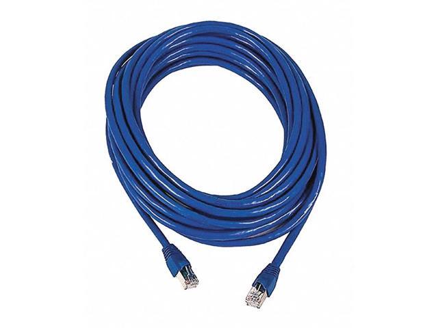 Monoprice Cat6A Ethernet Patch Cable - 30 Feet - Blue Network Internet Cord - RJ45, Stranded, 550Mhz, STP, Pure Bare Copper Wire, 10G, 26AWG