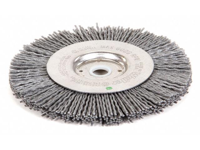 Photos - Other Power Tools WEILER 97594 Wire Wheel Wire Brush, Arbor, 4', 1/2' W 31124 