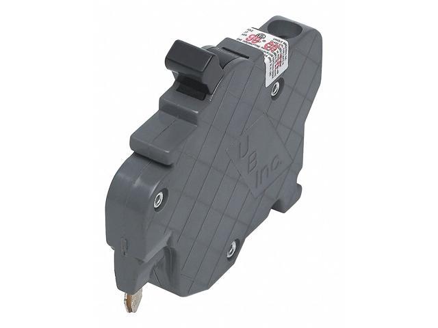 FEDERAL PACIFIC UBIF015N Miniature Circuit Breaker, UBIF Series, 15A, 1 Pole,