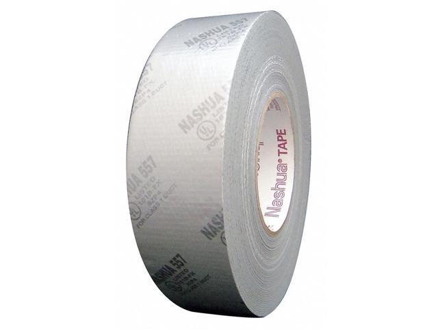 NASHUA 557 Duct Tape, Gray, 60 yd L, 1-7/8 in W