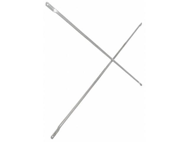 METALTECH M-MC4884 Scaffold Crossbrace, 84inLx2inWx48inH