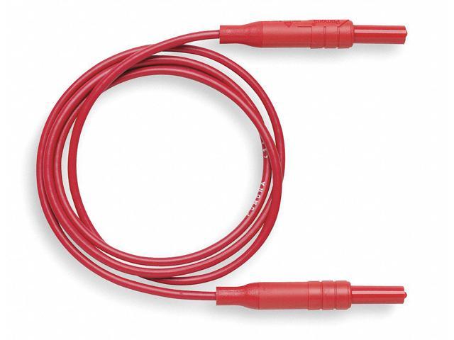 POMONA ELECTRONICS 4911A-60-2 Retractable Sheath Banana Plug Patch Cord, CAT