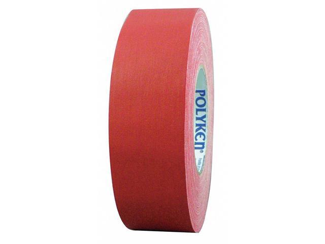 POLYKEN 510 Gaffer's Tape, Red, 55 yd L, 1 in W