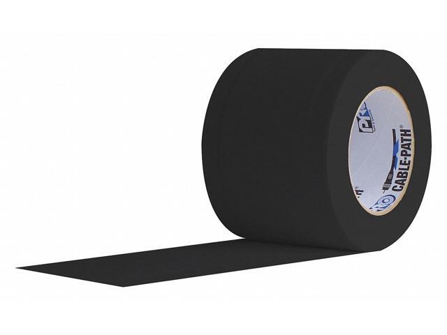 ProTapes Cable Path Cured Rubber Resin Zone Coated Gaffers Tape, 12.5 mil Thick, 30 yds Length, 4 Width, Black Pack of 1