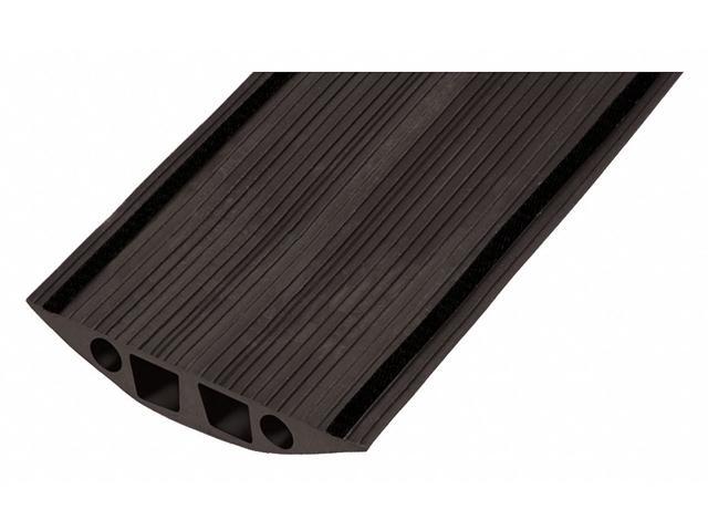 CHECKERS CPCARPETKIT-5 Carpet Cable Cover, 0.10 in H, 5 ft L, 1/4 in W, Nylon,
