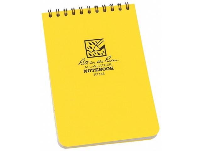RITE IN THE RAIN 146 All Weather Pocket Notebook,Grid, 20 lb.