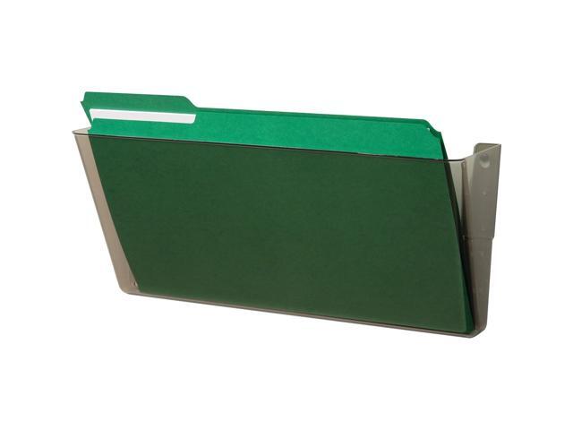 Deflect-o 74302 Stackable Legal Wall Pocket 7' Height x 16.3' Width x 4' Depth - 1 Compartment(s) - Smoke, 1 Each