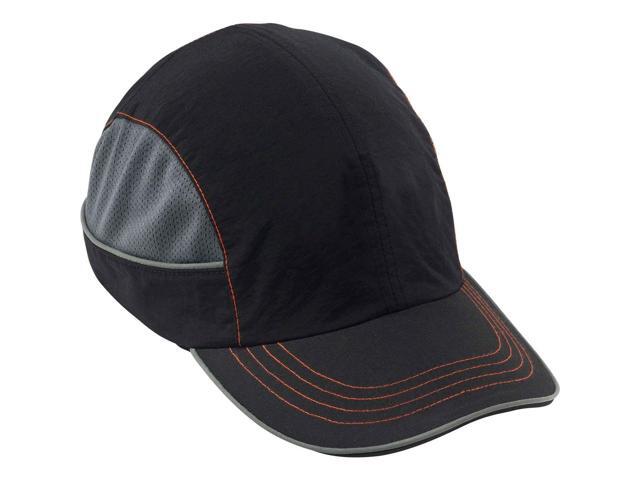 8950 Blk-Long Brim Bump Cap