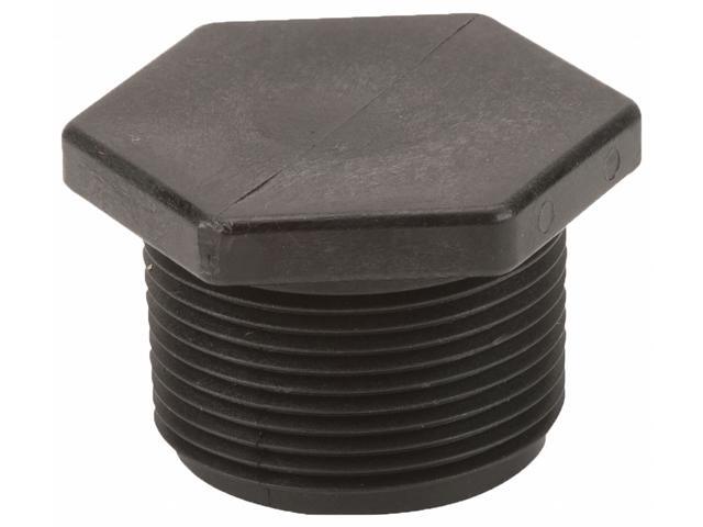 BANJO PLUG125 Plug, Polypropylene, 1-1/4', Schedule 80, 300 psi Max Pressure
