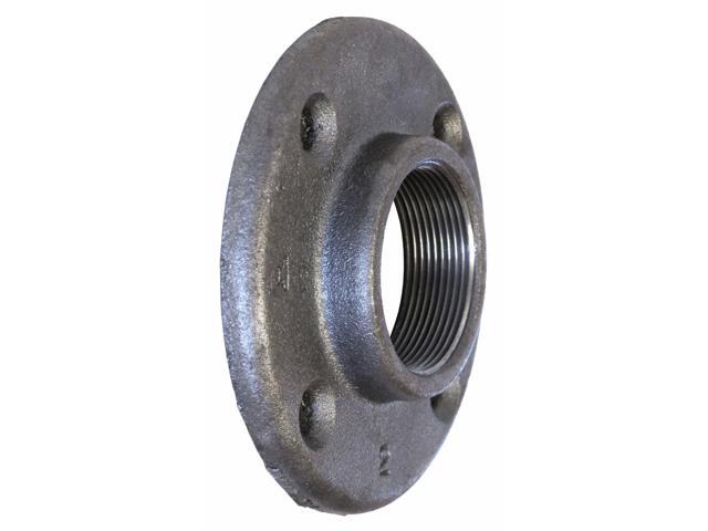 ANVIL 0310105408 Flange Floor Flange, 1' Pipe, Flanged x FNPT, Malleable Iron,