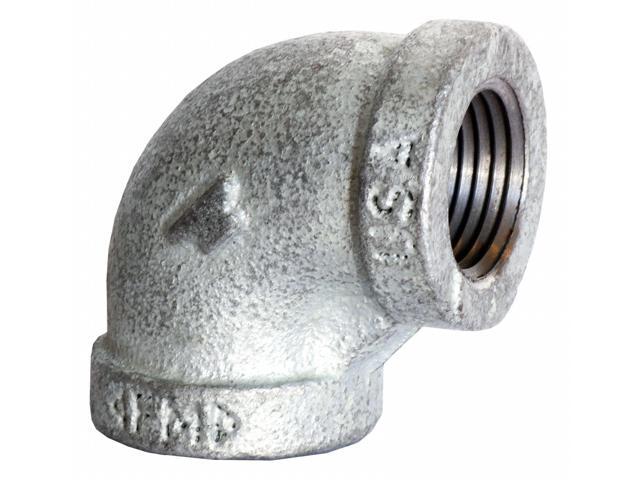 Anvil 1101 Galvanized Class 150 90 Deg Standard Elbow, 1/2'