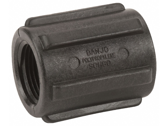 BANJO RC100-075 Reducing Coupling, Polypropylene, 1' x 3/4', Schedule 80, 300