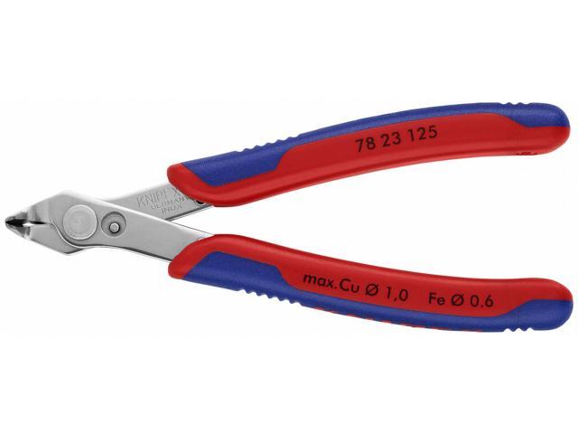 KNIPEX 78 23 125 Electronic Pliers,SS,Angled