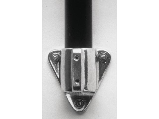 HOLLAENDER 50-7 Structural Pipe Fitting, Wall Mount Flange, Aluminum, 1.25 in