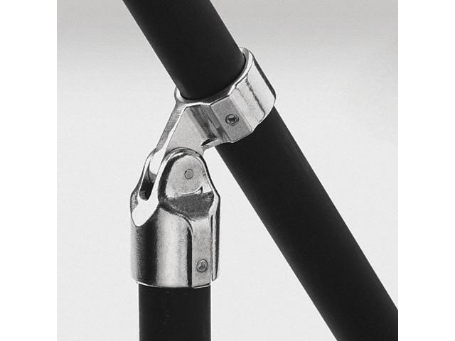 HOLLAENDER 17E-7 Structural Pipe Fitting, Adjustable Tee, Aluminum, 1.25 in
