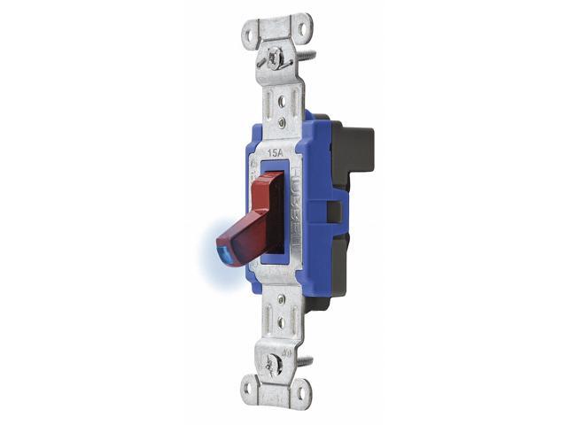 HUBBELL WIRING DEVICE-KELLEMS SNAP1201ILRNA Illuminated Wall