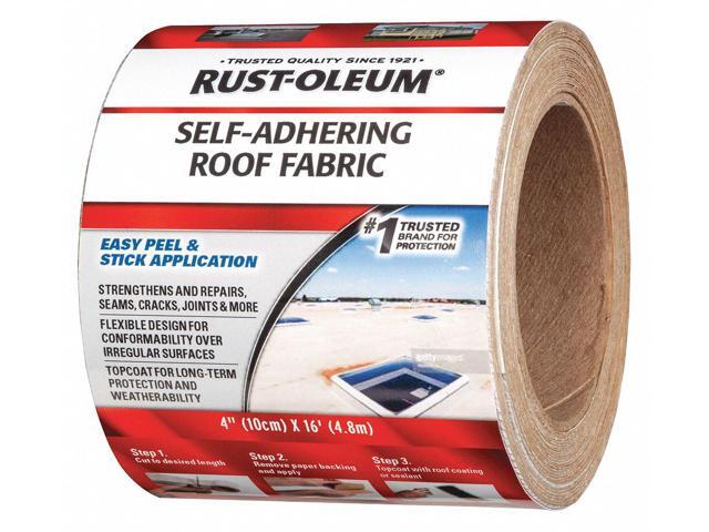 RUST-OLEUM 345650 Roof Repair Tape,4' x 16 ft.,White