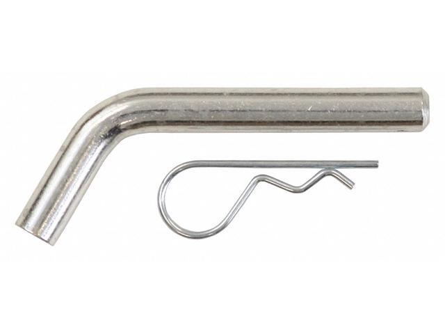 BUYERS PRODUCTS HP6253WCP 5/8 x 3.3 Inch Clear Zinc Hitch Pin with Cotter -
