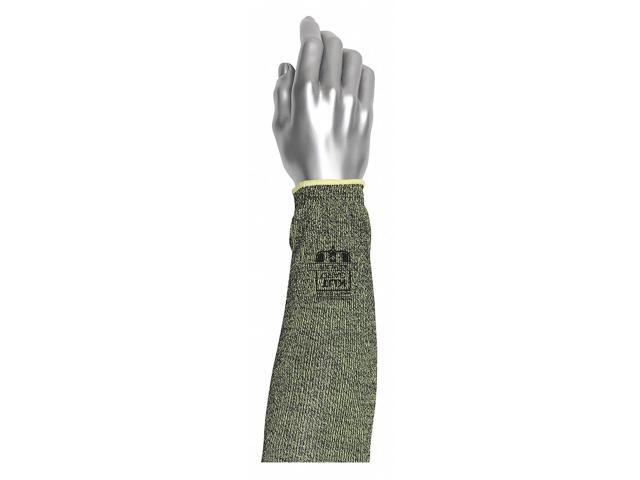 PIP 10-KVS18YBH Cut-Resistant Sleeve,Yellow,Knit Cuff
