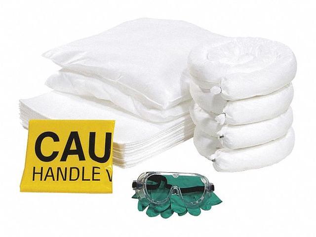 SPILLTECH RSPKO-20 Spill Kit Refill, 15 gal Volume Absorbed per Kit, 20 gal