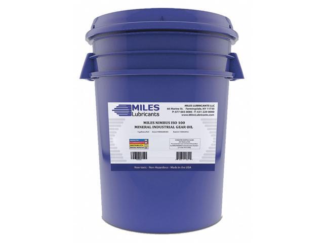 MILES LUBRICANTS M00600203 5 gal Gear Oil Pail 100 ISO Viscosity, 85W SAE, Amber