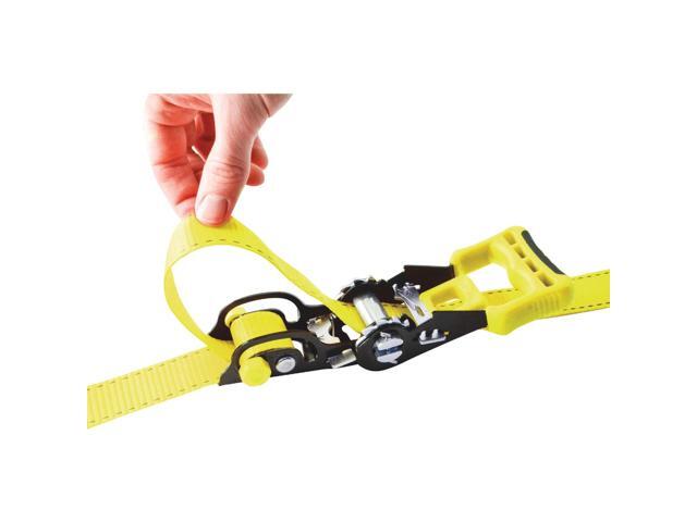 ERICKSON 31425 Cargo Strap,Yellow,660 lb. Load Limit