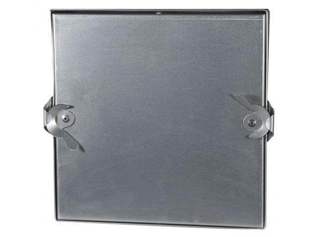 DAYTON 5EFT1 Access Door,8 In.,Square,Double Cam Lock