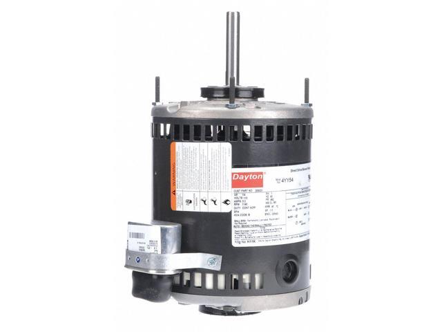 DAYTON 4YY54 Motor,PSC,1/4 HP,1140 RPM,115V,48Y,OAO