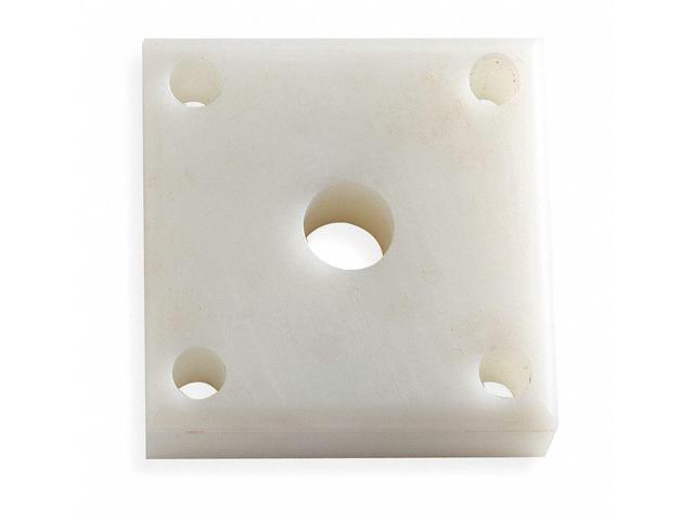 DAYTON 1F556 1F556 UHMW-PE Flange Mount Bearing, Solid Rigid (4 Bolt)