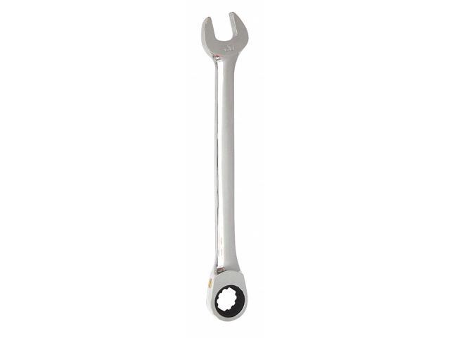 WESTWARD 1LEB5 Ratcheting Wrench,Head Size 12mm