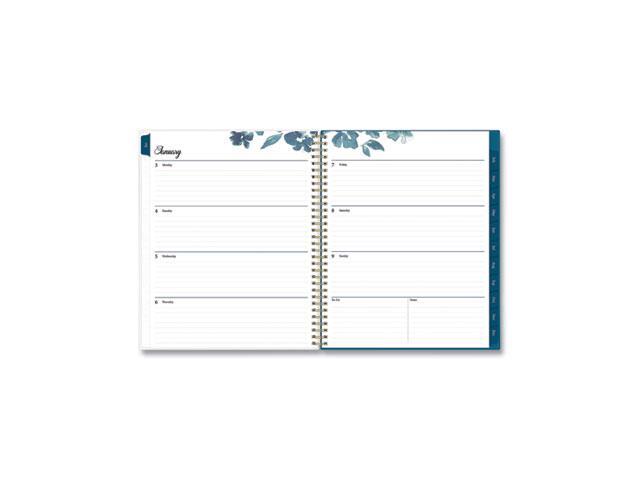 Blue Sky Frosted Weekly/Monthly Planner 11 x 8.5 Bakah Blue 2022 137261