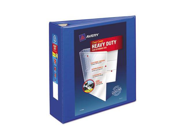 Avery - Heavy Duty 3" 3-Ring View Binders, One Touch EZD Ring - Pacific Blue - image 8